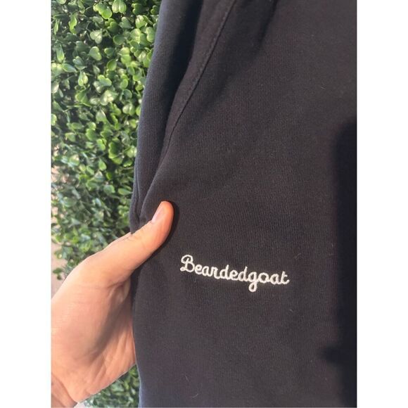 Bearded Goat Mens Void Sweatpants Black Sz Small - Picture 2 of 5